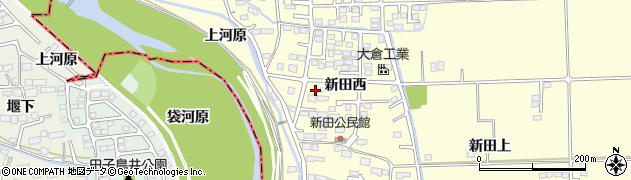 宮城県多賀城市新田西15周辺の地図