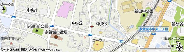 ほっともっと多賀城中央店周辺の地図