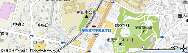 株式会社祐文堂　多賀城店周辺の地図