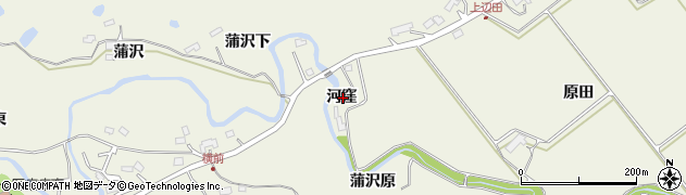 宮城県仙台市青葉区芋沢河窪周辺の地図