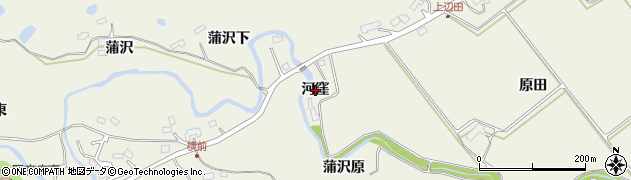 宮城県仙台市青葉区芋沢（河窪）周辺の地図