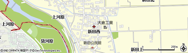宮城県多賀城市新田西24周辺の地図