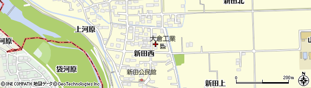 宮城県多賀城市新田西46周辺の地図