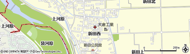 宮城県多賀城市新田西23周辺の地図