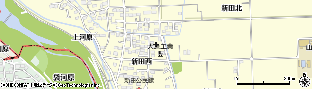 宮城県多賀城市新田西48周辺の地図