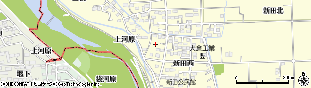 宮城県多賀城市新田西2周辺の地図