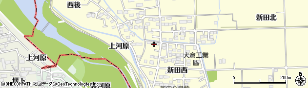 宮城県多賀城市新田西1周辺の地図