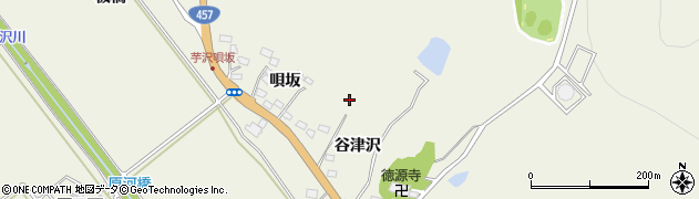 宮城県仙台市青葉区芋沢唄坂42周辺の地図