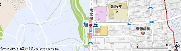 旭ケ丘駅周辺の地図