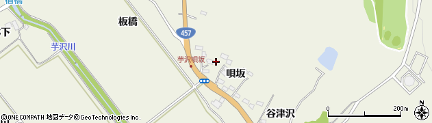 宮城県仙台市青葉区芋沢唄坂8周辺の地図