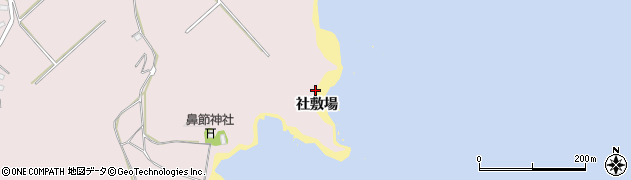 宮城県七ヶ浜町（宮城郡）花渕浜（社敷場）周辺の地図