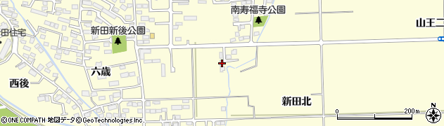 宮城県多賀城市新田北24周辺の地図