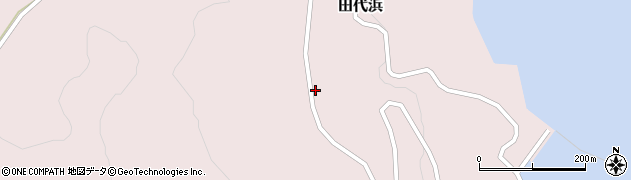 宮城県石巻市田代浜周辺の地図