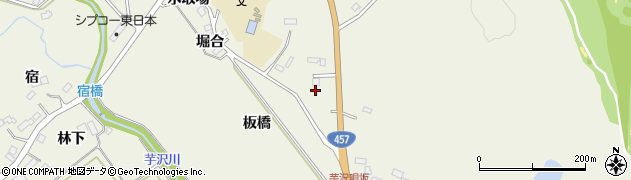 宮城県仙台市青葉区芋沢板橋21周辺の地図