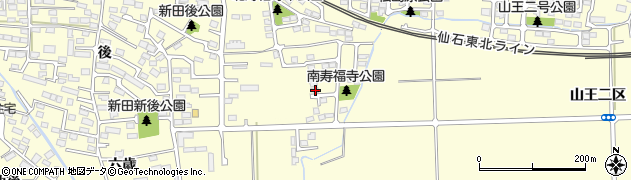 宮城県多賀城市山王南寿福寺23周辺の地図