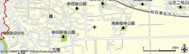 宮城県多賀城市山王南寿福寺7周辺の地図