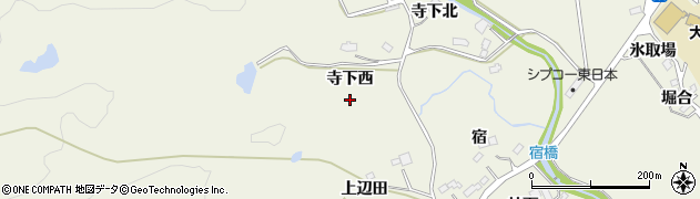 宮城県仙台市青葉区芋沢寺下西周辺の地図