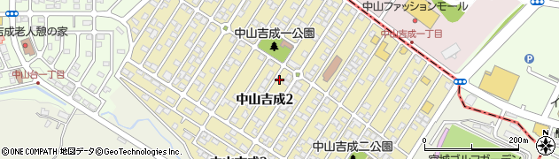宮城県仙台市青葉区中山吉成周辺の地図