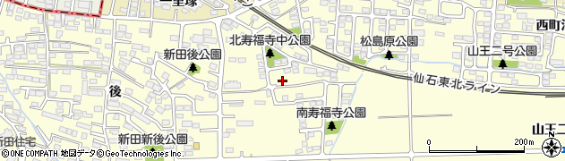 宮城県多賀城市山王北寿福寺22周辺の地図