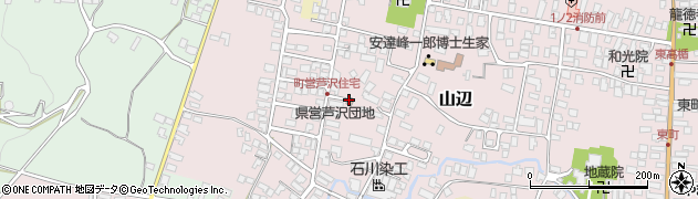 芦沢公民館周辺の地図