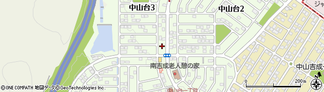 宮城県仙台市青葉区中山台周辺の地図