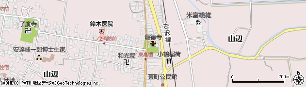 龍徳寺周辺の地図