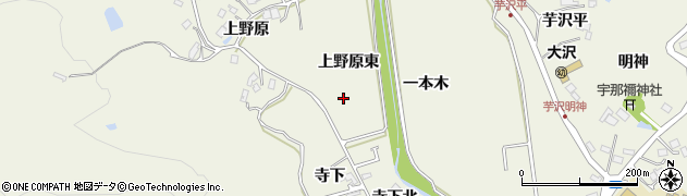 宮城県仙台市青葉区芋沢上野原東周辺の地図