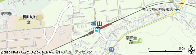 楯山駅周辺の地図