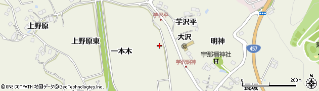 宮城県仙台市青葉区芋沢一本木東周辺の地図