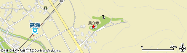 風立寺周辺の地図