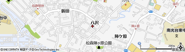 宮城県仙台市泉区松森（八沢）周辺の地図