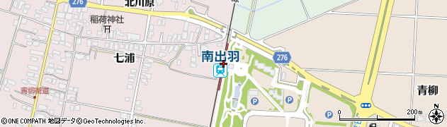 南出羽駅周辺の地図