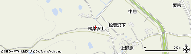 宮城県仙台市青葉区芋沢（松葉沢上）周辺の地図