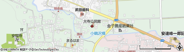 大寺公民館周辺の地図