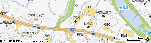 ファッションセンターしまむら松森店周辺の地図