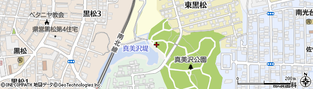 宮城県仙台市泉区七北田真美沢周辺の地図