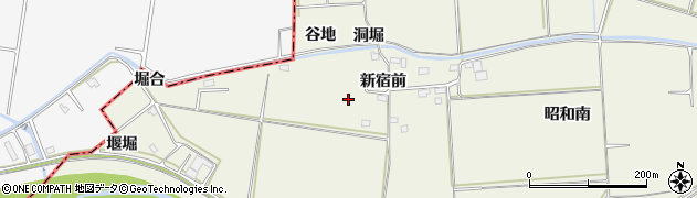 宮城県仙台市宮城野区岩切新宿前周辺の地図