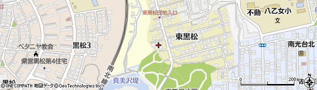 宮城県仙台市泉区東黒松27周辺の地図