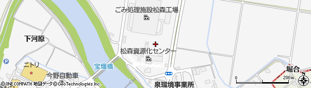 宮城県仙台市泉区松森（堂谷）周辺の地図