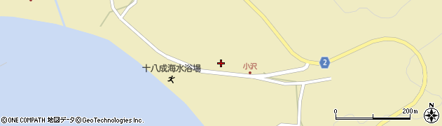 宮城県石巻市十八成浜（葉ノ木沢）周辺の地図