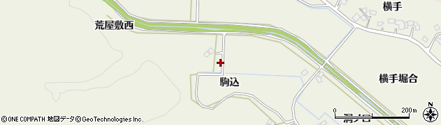 宮城県仙台市青葉区芋沢（駒込）周辺の地図