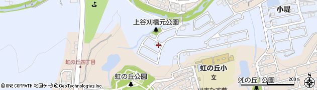宮城県仙台市泉区上谷刈（橋元）周辺の地図
