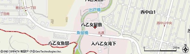 宮城県仙台市泉区実沢八乙女屋敷周辺の地図