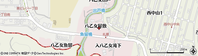 宮城県仙台市泉区実沢（八乙女屋敷）周辺の地図