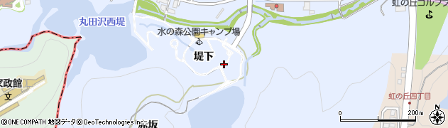 宮城県仙台市泉区上谷刈堤下周辺の地図