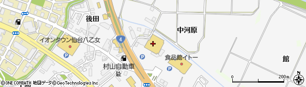 ダイシン泉店周辺の地図