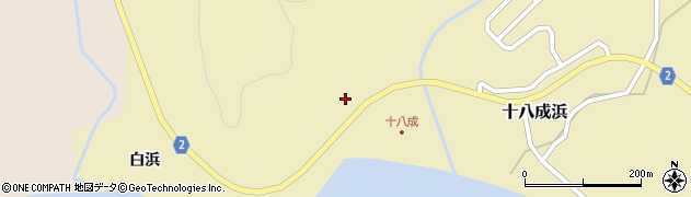 宮城県石巻市十八成浜十八成32周辺の地図