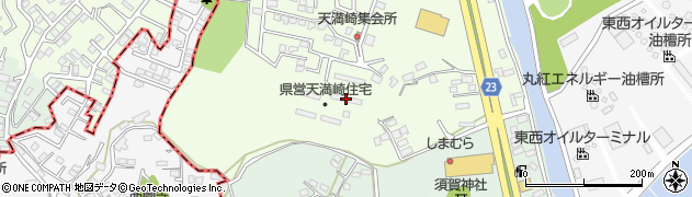 県営塩釜天満崎住宅２号棟周辺の地図