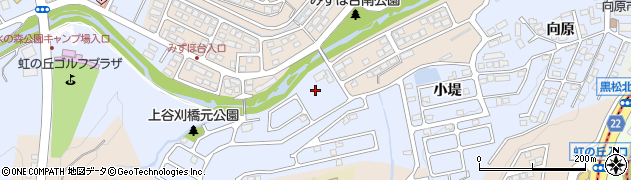 宮城県仙台市泉区上谷刈小堤周辺の地図