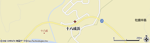 宮城県石巻市十八成浜金剛田周辺の地図